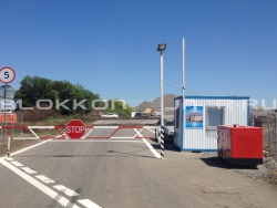 Контрольно-пропускной пункт (КПП) для строй объекта Аэропорт Южный в Пристени